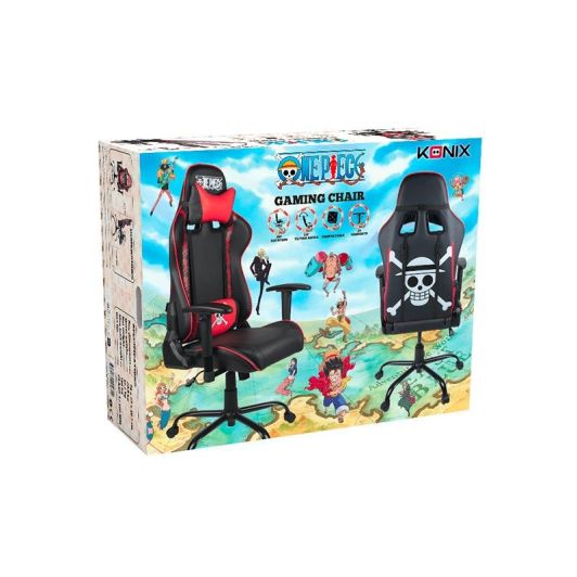 Chaise gaming KONIX One Piece Noir et rouge