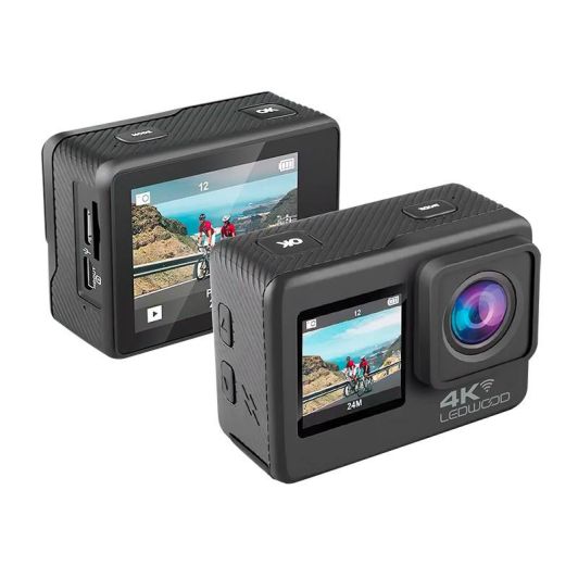 Caméra Sport LEDWOOD 4K Wifi double écran
