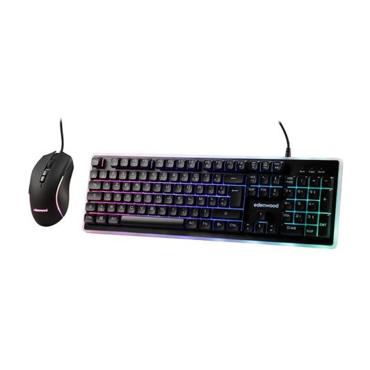 Pack Gaming Edenwood 2en1 : Clavier Rétroéclairé + Souris Haute Précision