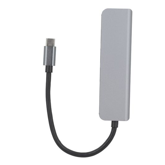 Hub USB-C 5-en-1 – Adaptateur multifonction avec HDMI, USB, SD et recharge rapide