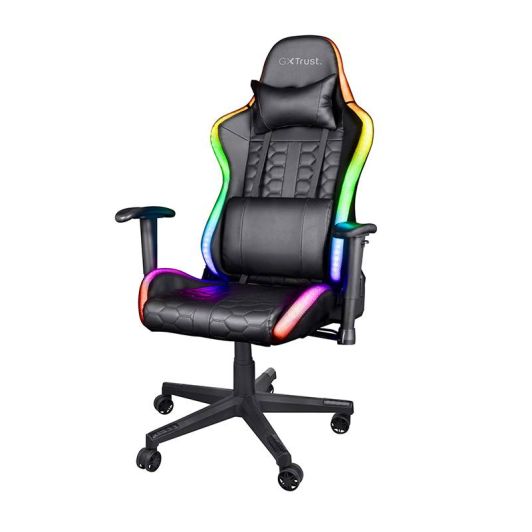 Chaise gaming TRUST GAMING Rizza LED Noir