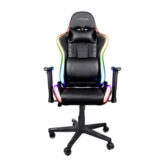 Chaise gaming TRUST GAMING Rizza LED Noir