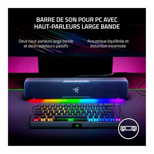 Barre de son RAZER Gaming pour PC Leviathan V2 X RGB