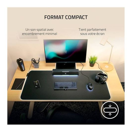 Barre de son RAZER Gaming pour PC Leviathan V2 X RGB