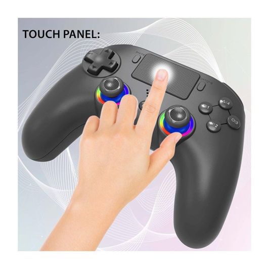Manette PS5 SUBSONIC sans fil noire