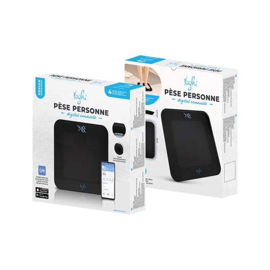 Pèse-Personne YOGHI connecté I FIT 2 BLACK