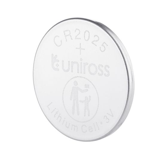 Lot de 4 piles UNIROSS CR2025
