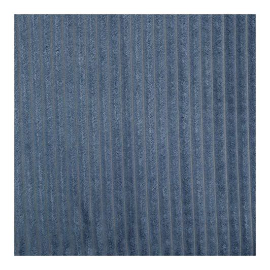Pouf pliable 38Xx38cm velours bleu