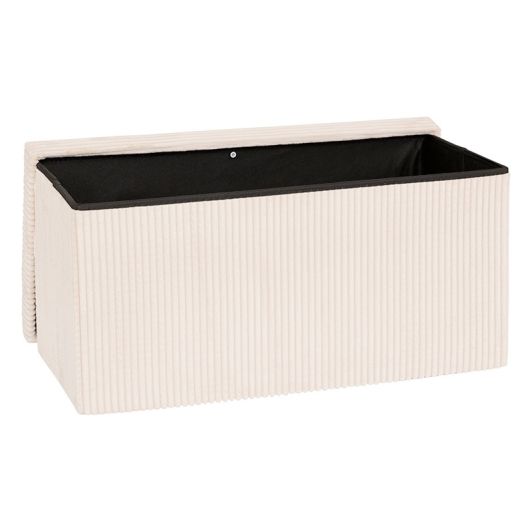 Pouf double pliable 76x38x38cm velours
