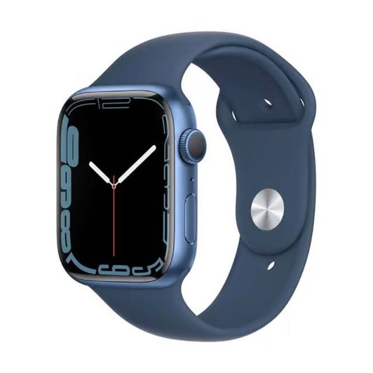 Montre Connectée APPLE WATCH Série 7 45mm Bleu Reconditionnée grade A+