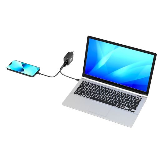 Chargeur secteur 2 ports USB-C et USB PORT Designs GAN  65W