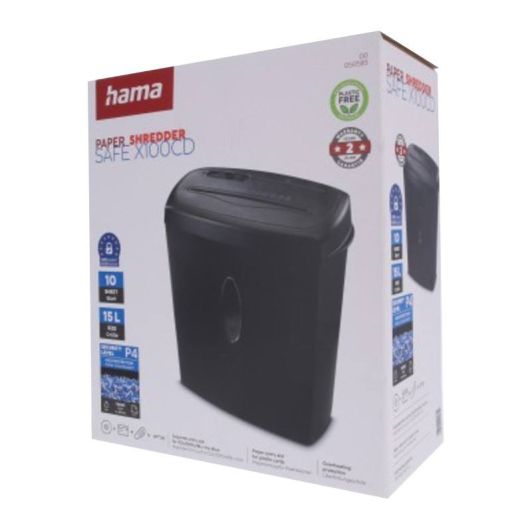 DESTRUCTEUR de documents HAMA SAFE X100CD P4/T4/E3