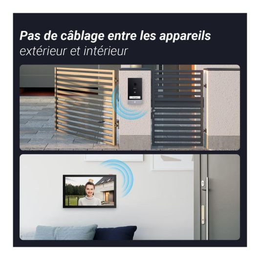 Visiophone connecté EZVIZ EP7 2K avec panneau solaire