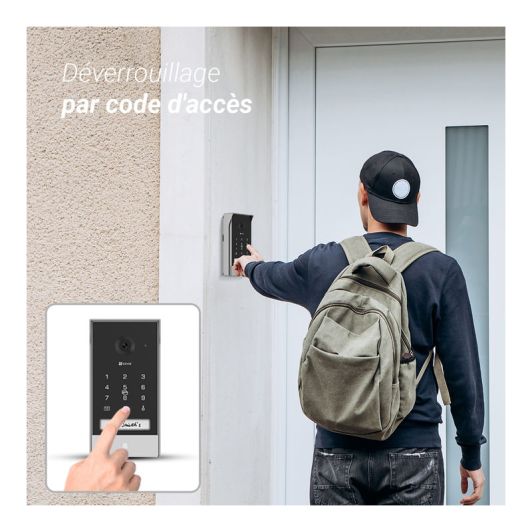 Visiophone connecté EZVIZ EP7 2K avec panneau solaire