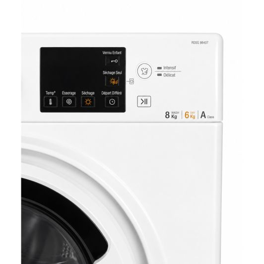 Lave-linge séchant reconditionné HOTPOINT RDSG86407WFR