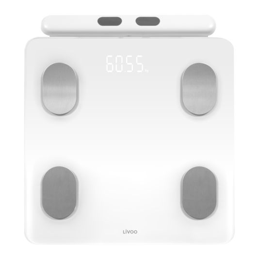 Pèse-personne impédancemètre LIVOO 8 capteurs DOM531W