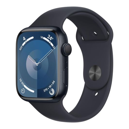 Montre connectée APPLE Watch S9 45mm GPS Noir Reconditionnée grade A+