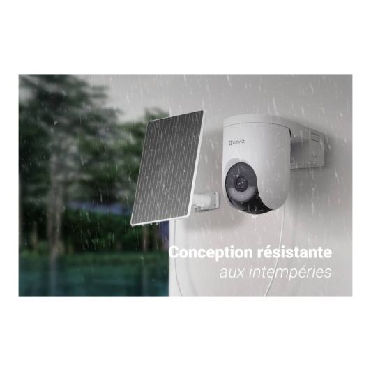 Caméra de surveillance EZVIZ HB8 Lite + panneau solaire