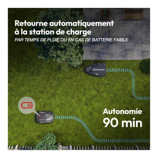 Robot tondeuse SUNTEK Pure Vision 600 + Garage