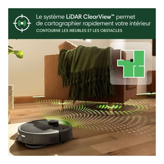 Aspirateur robot IROBOT Roomba Plus 405 Combo