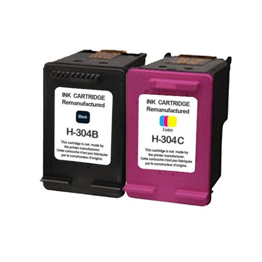 Multipack cartouches d'encres ELECTRO DEPOT compatible HP H304 pack noir+couleur
