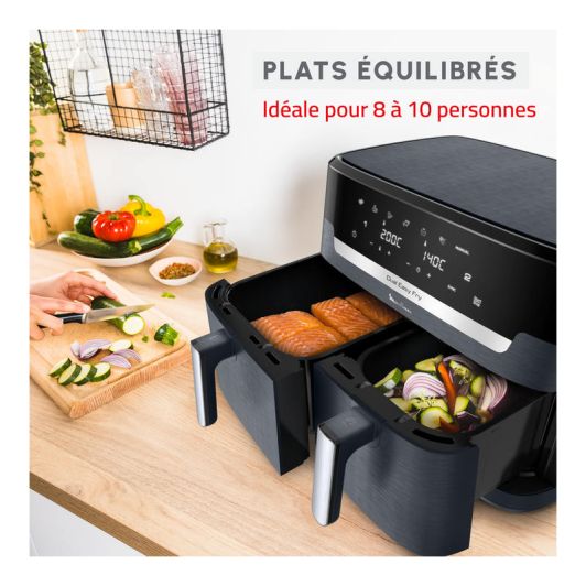 Friteuse à air chaud Reconditionné MOULINEX  11L double zone