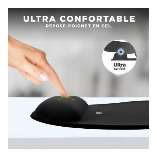 Tapis de souris TN'B Ergo avec repose-poignets gel