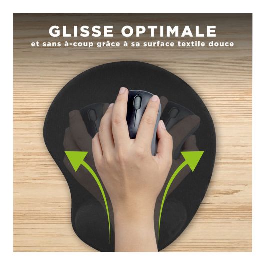 Tapis de souris TN'B Ergo avec repose-poignets gel