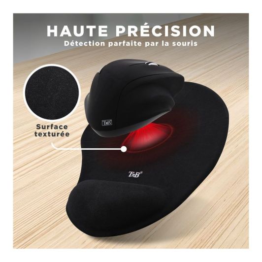 Tapis de souris TN'B Ergo avec repose-poignets gel