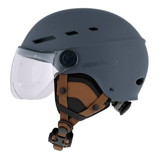Casque TNB avec visière bleu taille M