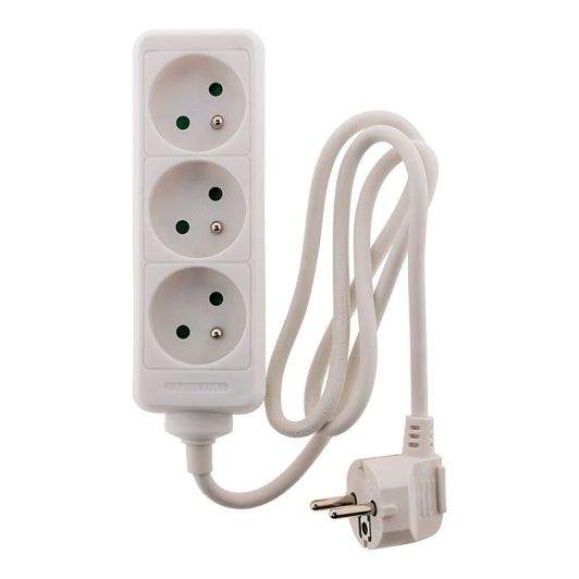 Multiprise INOTECH 3 prises Blanche 