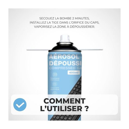 Bombe dépoussiérante APM 400ml