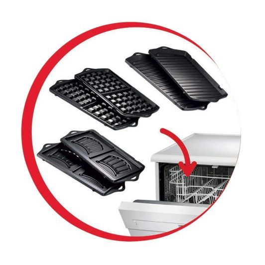 Croque/gaufre/grill MOULINEX SW611812 - 3 en 1 