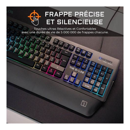 Clavier gaming THE G-LAB PALLADIUM RGB
