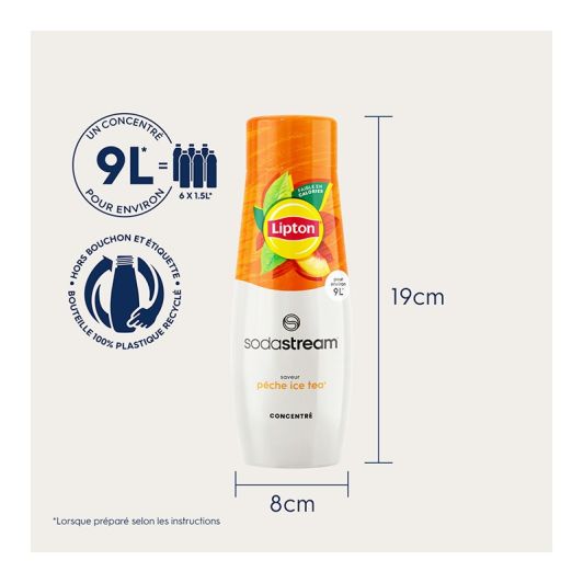 Concentré SODASTREAM LIPTON ICE TEA PECHE