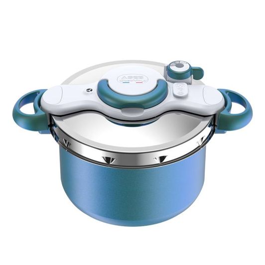 Autocuiseur SEB clipso minut duo 7L bleu