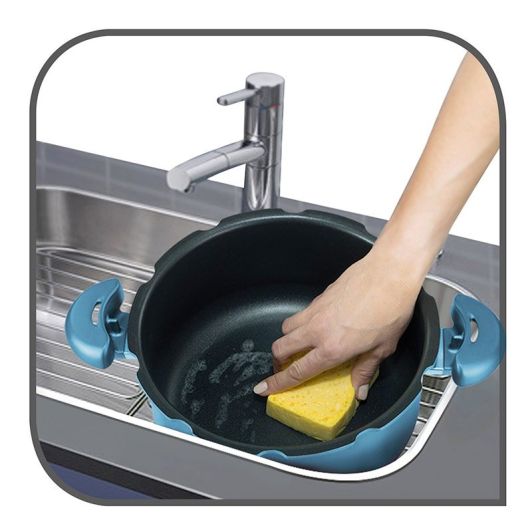 Autocuiseur SEB clipso minut duo 7L bleu