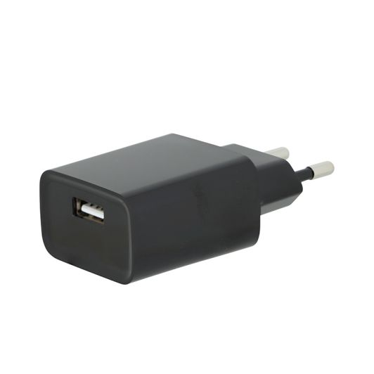 Chargeur secteur USB HIGH ONE 2,4AA + Câble USB-C/ USB 1M Noir