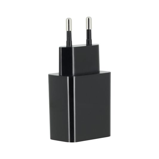 Chargeur secteur USB HIGH ONE 2,4AA + Câble USB-C/ USB 1M Noir