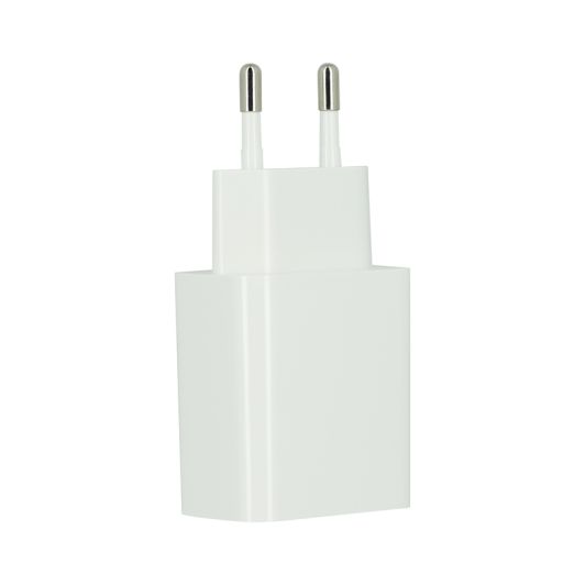 Chargeur secteur USB HIGH ONE 2,4AA Blanc