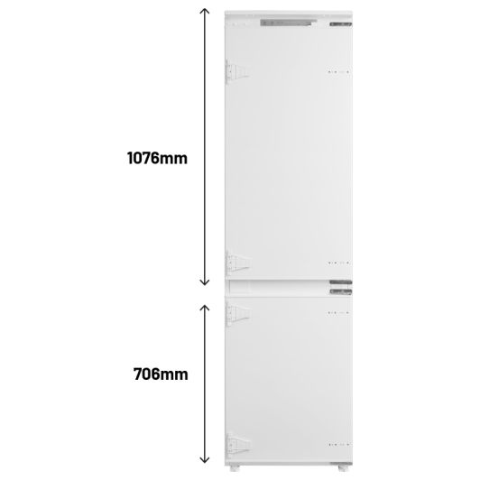 Réfrigérateur combiné intégrable VALBERG BI CNF 300 C W625C