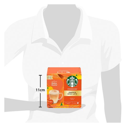 Dosettes STARBUCKS Pumkin spice latte pour machine DOLCE GUSTO