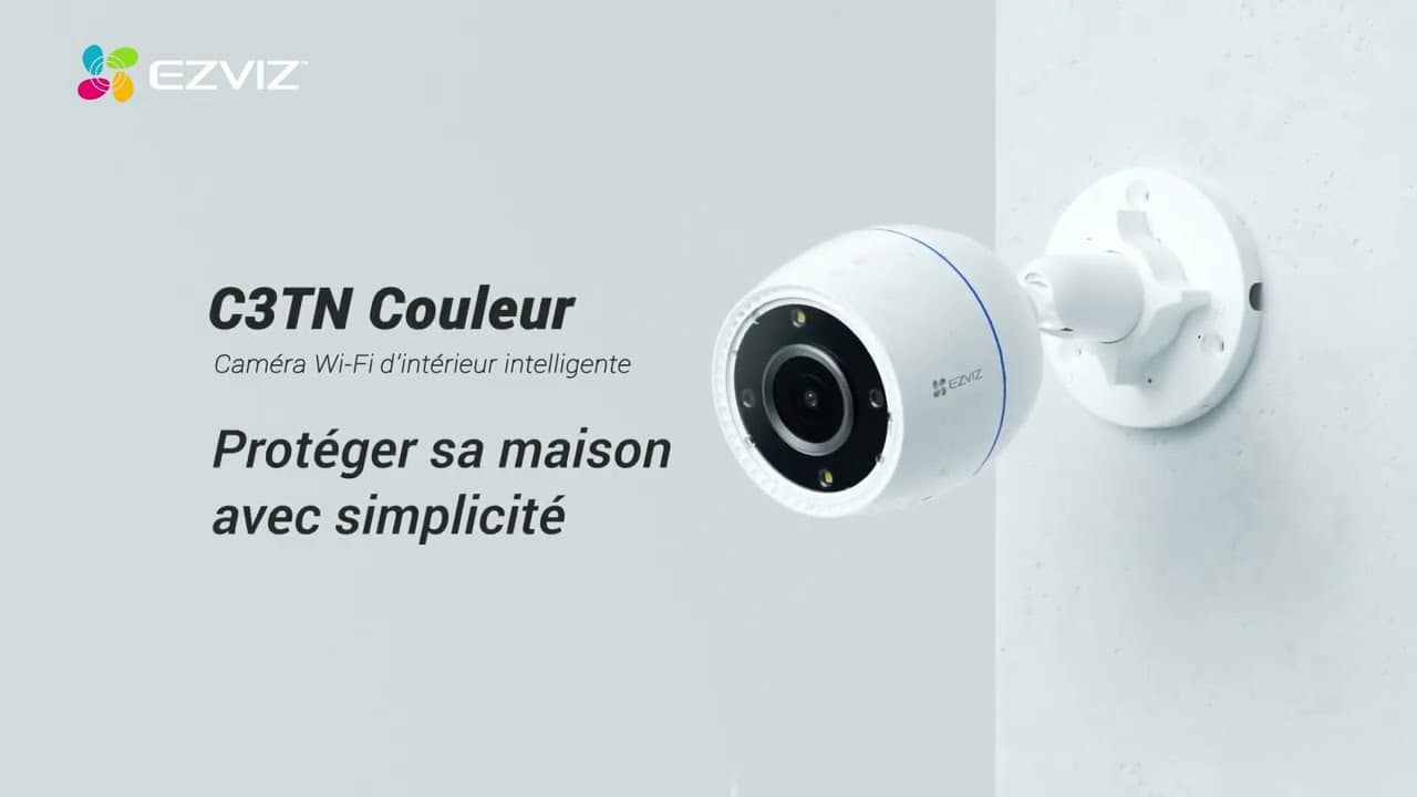 EZVIZ C3TN Caméra de sécurité extérieure / intérieure 1080p CCTV Wi-Fi avec  vision nocturne à 30