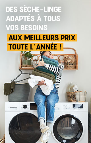 Des sèche-linges adaptés à vos besoins aux meilleurs prix toute l'année