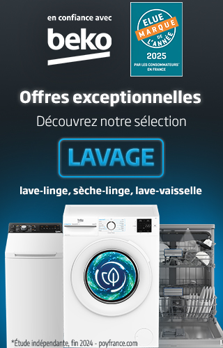 Découvrez notre sélection lavage : lave-linge, sèche-linge, lave-vaisselle
