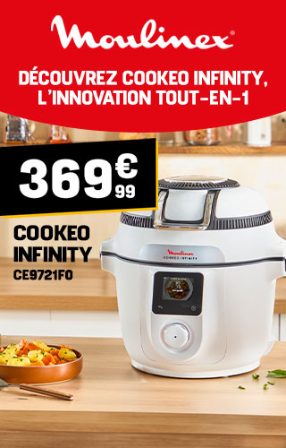 Moulinex, Découvrez Cookeo Infinity l'innovation tout-en-un, 369,99€