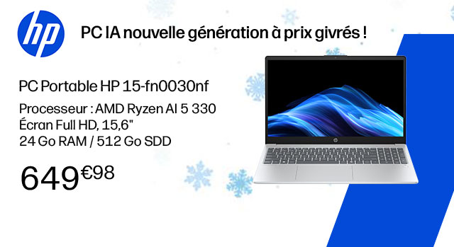 HP - PC portable - 649€98