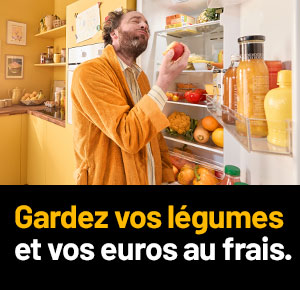 Gardez vos légumes et vos euros au frais.