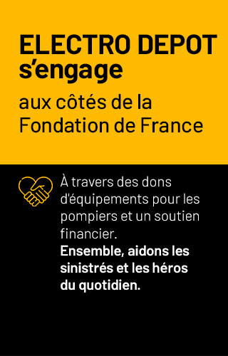 Electro depot s'engage aux cotés de la fondation de France