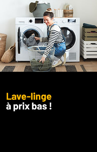 Lave-linge à prix bas !